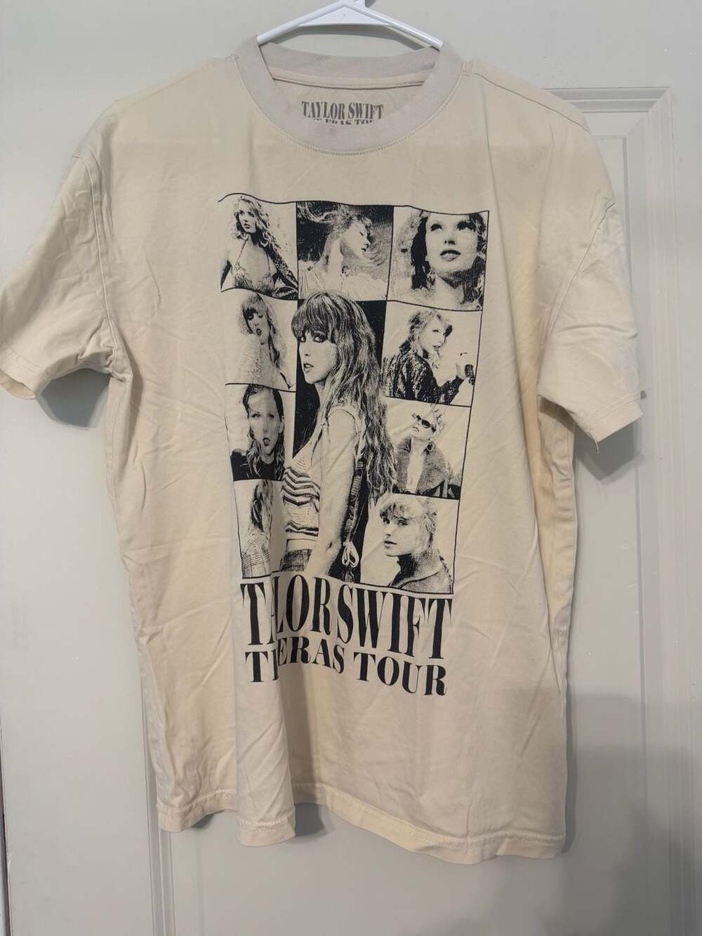 Taylor Swift The Eras Tour Official Concert T-Shirt Cream